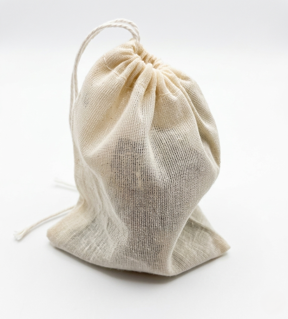 Wiederverwendbare Teebeutel mit Kordelzug 8 x 10cm -  2 Stück